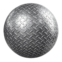 Acier doux checkerplate