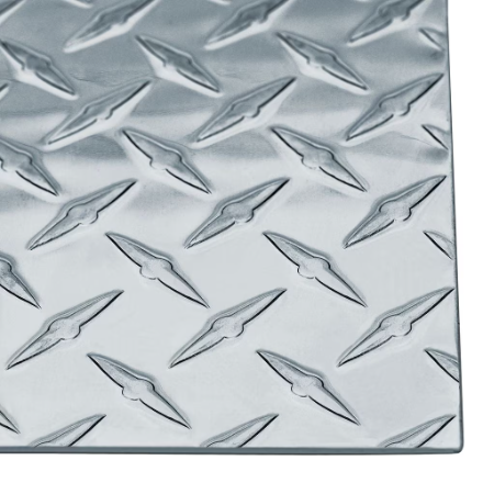 Plaque en aluminium diamanté